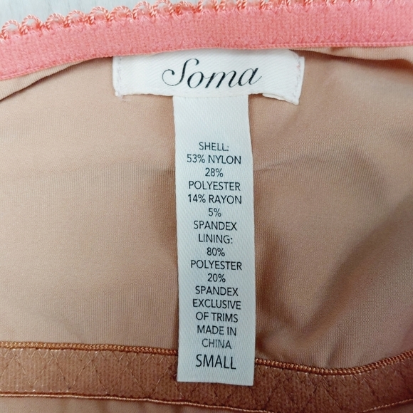 Soma Orange Lace Corset Strappy Mini Dress 3021 - Picture 5 of 7